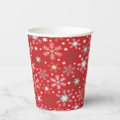 赤い雪 紙コップ (正面)