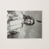 赤い雲の責任者(1822-1909年) 1880年(b/wの写真) ジグソーパズル (横)