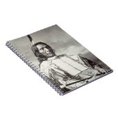 赤い雲の責任者(1822-1909年) 1880年(b/wの写真) ノートブック (右側)