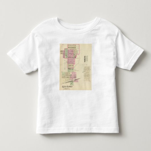 赤い雲、ネブラスカ トドラーTシャツ (正面)