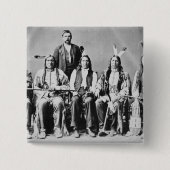 赤い雲(1822年によって導かれるスー族の責任者の委任 缶バッジ (正面)