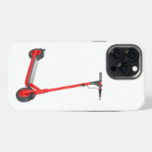 赤い電動スクーター iPhoneケース (裏面横)