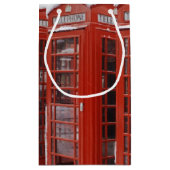 赤い電話はビッグベンに近づきます スモールペーパーバッグ (裏面)