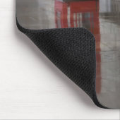 赤い電話ボックスの反射 – London Mouse pad マウスパッド (コーナー)