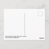 赤い電話ボックス、ベルグラビア、ロンドンはがき ポストカード (裏面)