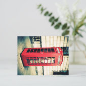 赤い電話ボックス ポストカード (スタンド正面)