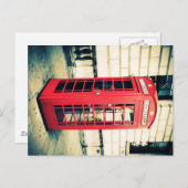 赤い電話ボックス ポストカード (正面/裏面)