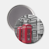 赤い電話ボックス マグネット (正面/裏面)