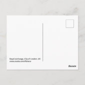 赤い電話ボックス、ロンドンはがき ポストカード (裏面)