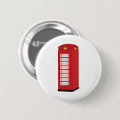 赤い電話ボックス 缶バッジ (正面&裏面)