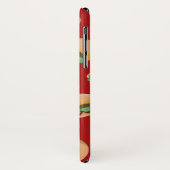 赤い電話箱のハンバーガー Case-Mate iPhoneケース (裏面/左)