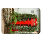 赤い電話箱 マグネット (横)