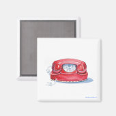 赤い電話 マグネット (正面/裏面)