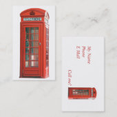 赤い電話 名刺 (正面/裏面)