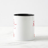 赤い霊気の主義のスタイル マグカップ (中央)
