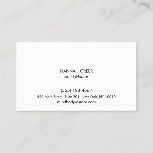 赤い霊気マスター記号 名刺 (裏面)