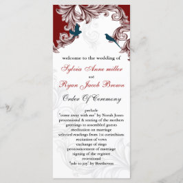 赤い青いロバードプログラム プログラム