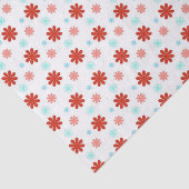 赤い青とピンクの花ティッシュペーパー 薄葉紙 (詳細)