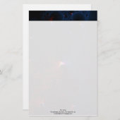 赤い青のセルフラクタルアート 便箋 (正面/裏面)