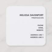 赤い青の緑の抽象芸術厚いテクスチ絵を描ャ スクエア名刺 (裏面)