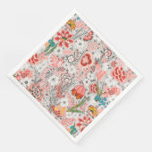 赤い青の黄色の野生の花チューリップ葉、フローラ (コーナー)