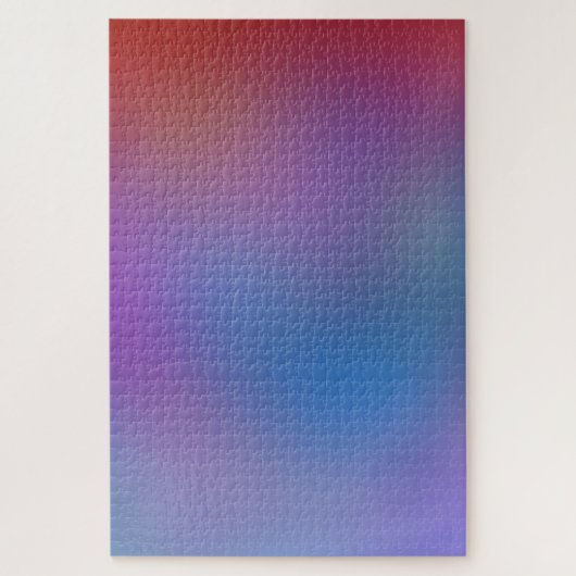 赤い青の《写真》ぼけ味ぼやけグラデーシミニマルョ ジグソーパズル (縦)