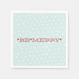 赤い青は、メリーな%PIPE%の休日の紙ナプキンです スタンダードカクテルナプキン