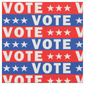 赤い青政治パーティー。投票、選挙。宇佐 ファブリック (クローズアップ)