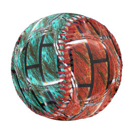 赤い青、グレーチングまたはブリック効果に気泡？ 野球ボール