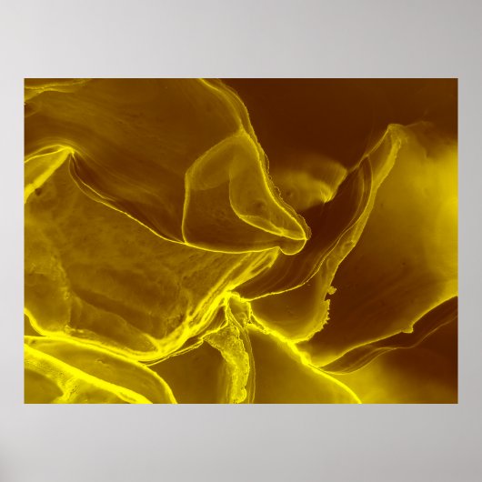 赤い革、テクスチャ ポスター (正面)