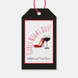 赤い靴と赤ワイン ギフトタグ