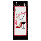 赤い靴と赤ワイン ワインギフトバッグ (裏面)