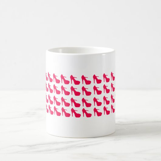 赤い靴のマグ コーヒーマグカップ (中央)
