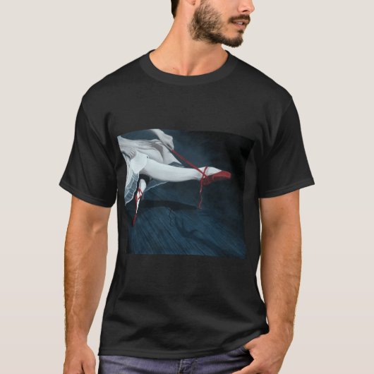 赤い靴のレトロ Tシャツ (正面)