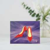 赤い靴はがき ポストカード (スタンド正面)