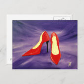 赤い靴はがき ポストカード (正面/裏面)