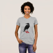 赤い靴を履いたカラスだけ Tシャツ (正面フル)