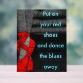 赤い靴を履いてブルースを踊遠くにる アクリルサイン (ニュートラル)