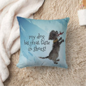 赤い靴を持つかわいく小さい憂うつ クッション (ブランケット)