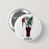 赤い靴ボタン 缶バッジ (正面&裏面)