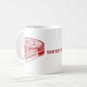 赤い靴ポリッシュスズ コーヒーマグカップ (正面左)