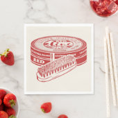 赤い靴ポリッシュスズ スタンダードランチョンナプキン (インサイチュ)