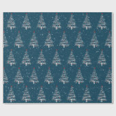 赤い靴下と青の野球木 ラッピングペーパー (フラット)