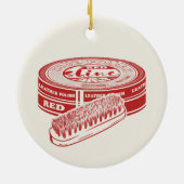 赤い靴磨き セラミックオーナメント (裏面)