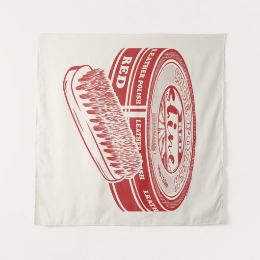 赤い靴磨き タペストリー (正面(横))