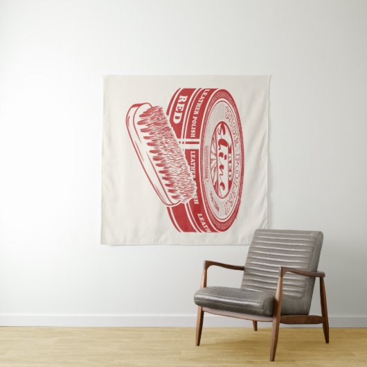 赤い靴磨き タペストリー (インサイチュ(横))