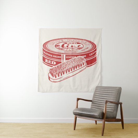 赤い靴磨き タペストリー (インサイチュ)