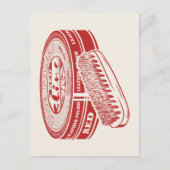 赤い靴磨き ポストカード (正面)