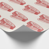 赤い靴磨き ラッピングペーパー (角)