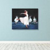 赤い靴 キャンバスプリント (インサイチュ (ウッドフロア))